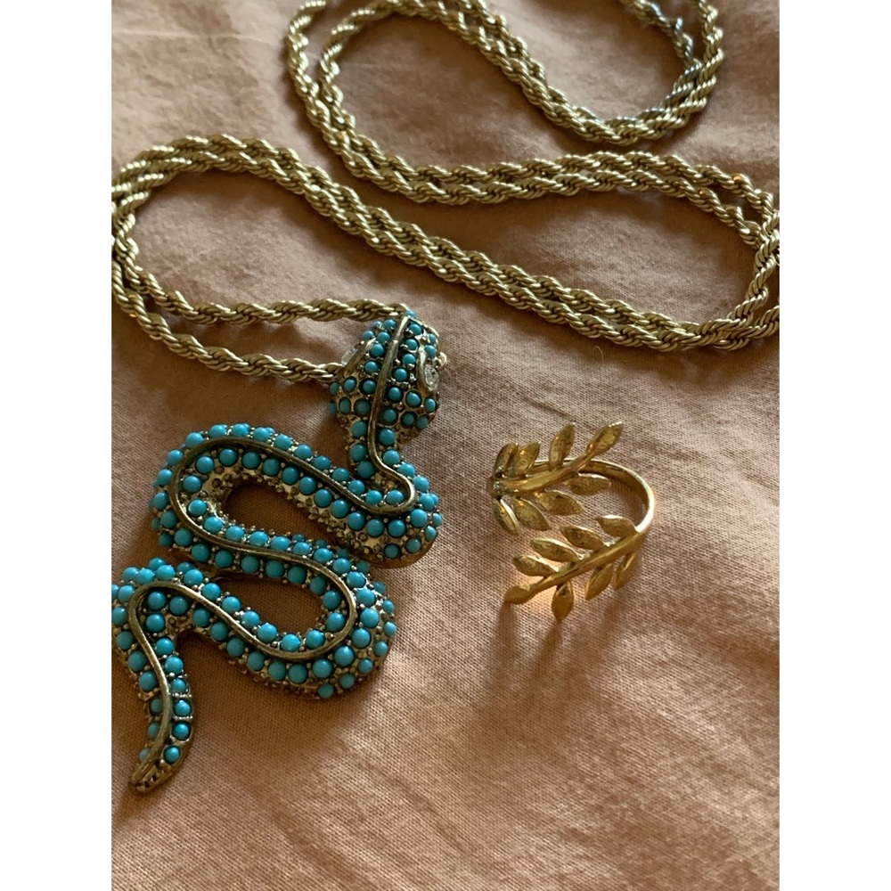 Kenneth Lane necklace & ring